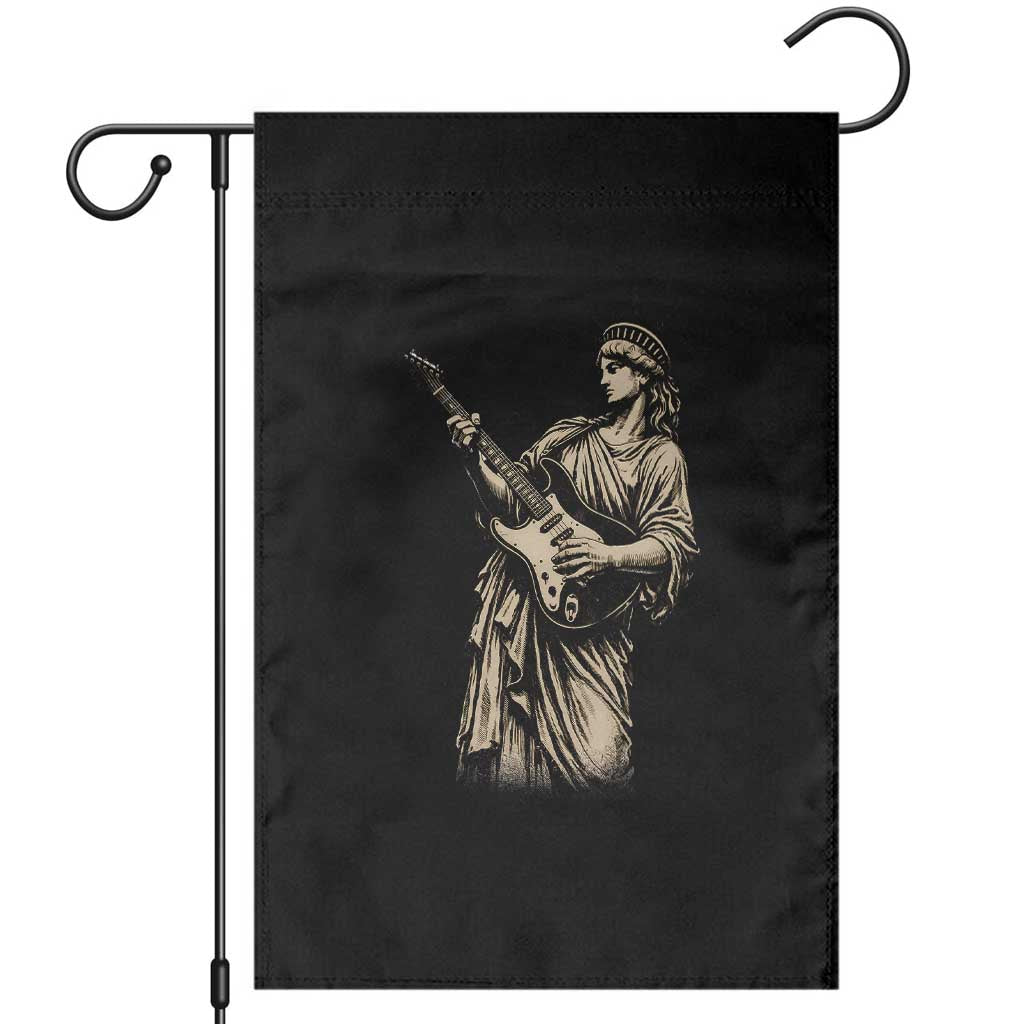 4th Of July Rock N Roll Garden Flag Funny Statue Of Liberty Playing Guitar TS12 Black Print Your Wear