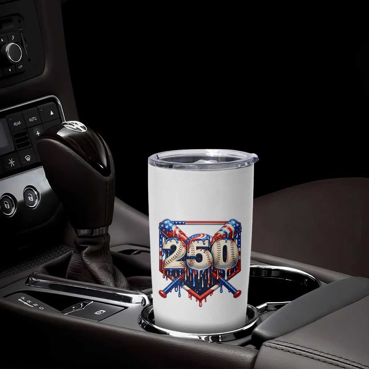 Patriotic Baseball Drip Tumbler Cup USA 250th Anniversary Gift TS12 Print Your Wear
