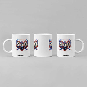 Patriotic Baseball Drip Coffee Mug USA 250th Anniversary Gift TS12 Print Your Wear
