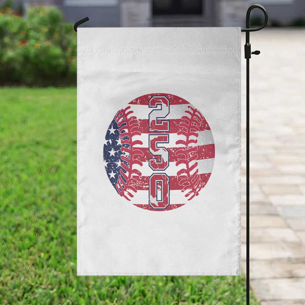 USA 250th Anniversary Baseball Garden Flag Patriotic Athlete Gift TS12 Print Your Wear