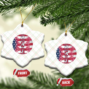 USA 250th Anniversary Baseball Ceramic Ornament Patriotic Athlete Gift TS12 Print Your Wear