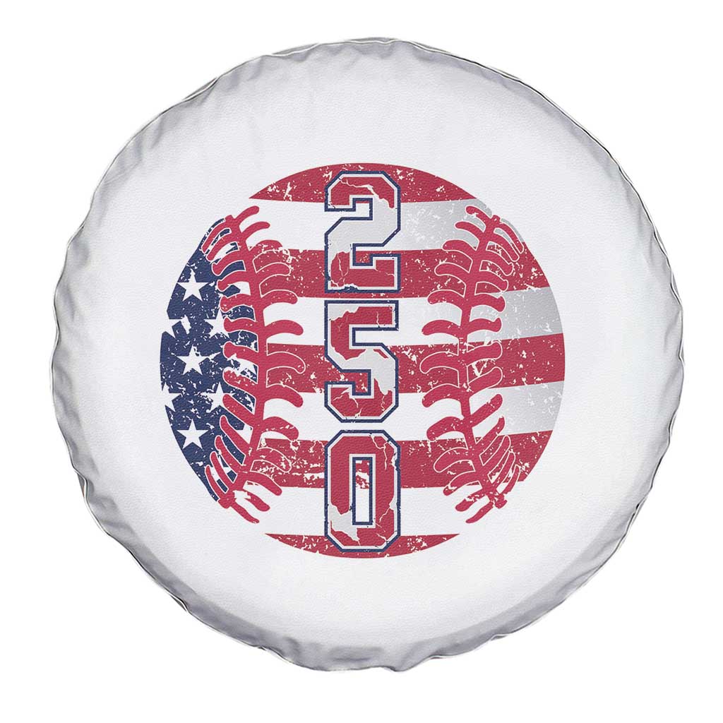 USA 250th Anniversary Baseball Spare Tire Cover Patriotic Athlete Gift TS12 Print Your Wear