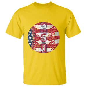 USA 250th Anniversary Baseball T Shirt Patriotic Athlete Gift TS12 Daisy Print Your Wear
