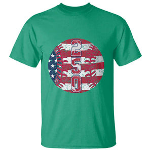 USA 250th Anniversary Baseball T Shirt Patriotic Athlete Gift TS12 Irish Green Print Your Wear