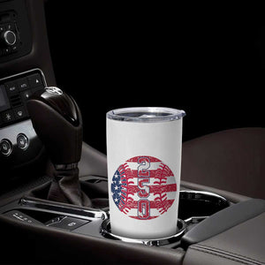 USA 250th Anniversary Baseball Tumbler Cup Patriotic Athlete Gift TS12 Print Your Wear
