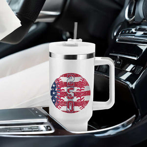 USA 250th Anniversary Baseball Tumbler With Handle Patriotic Athlete Gift TS12 Print Your Wear