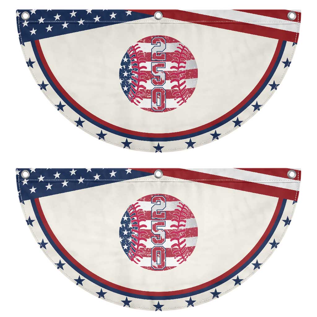 USA 250th Anniversary Baseball Patriotic Fan Flag Athlete Gift