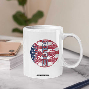 USA 250th Anniversary Baseball Coffee Mug Patriotic Athlete Gift TS12 Print Your Wear