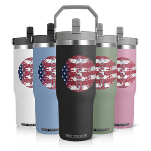 USA 250th Anniversary Baseball Flip Straw Tumbler Patriotic Athlete Gift TS12 Print Your Wear