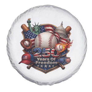 USA 250 Years Of Freedom Baseball Graphic Spare Tire Cover TS12 Print Your Wear