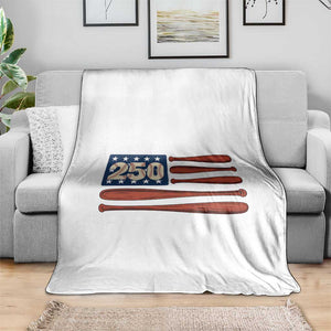 USA Flag Baseball Throw Blanket America 250th Anniversary Gift TS12 Print Your Wear