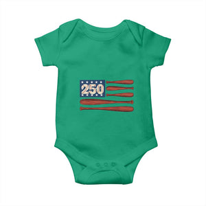 USA Flag Baseball Baby Onesie America 250th Anniversary Gift TS12 Irish Green Print Your Wear