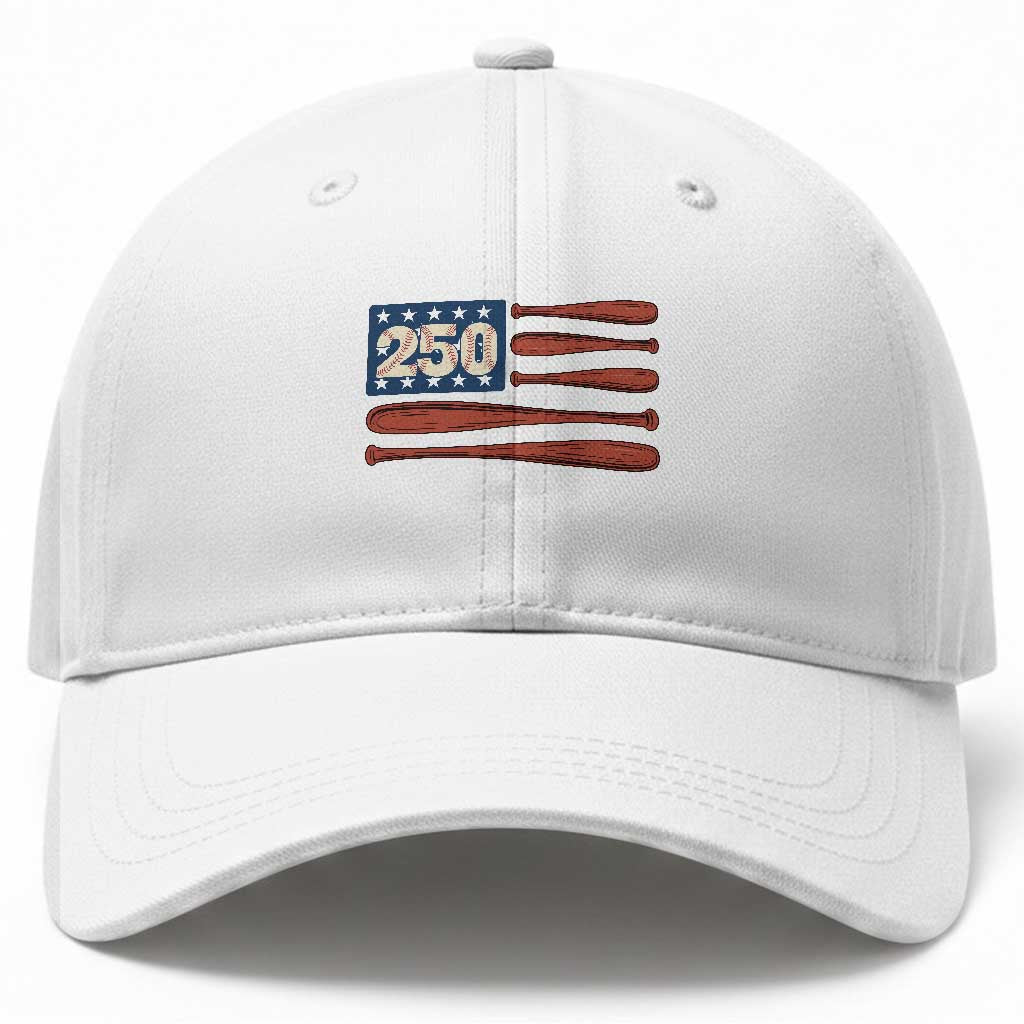 USA Flag Baseball Baseball Cap America 250th Anniversary Gift TS12 Print Your Wear