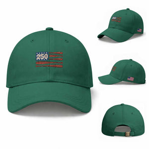USA Flag Baseball Baseball Cap America 250th Anniversary Gift TS12 Baseball Cap Universal Fit Irish Green Print Your Wear