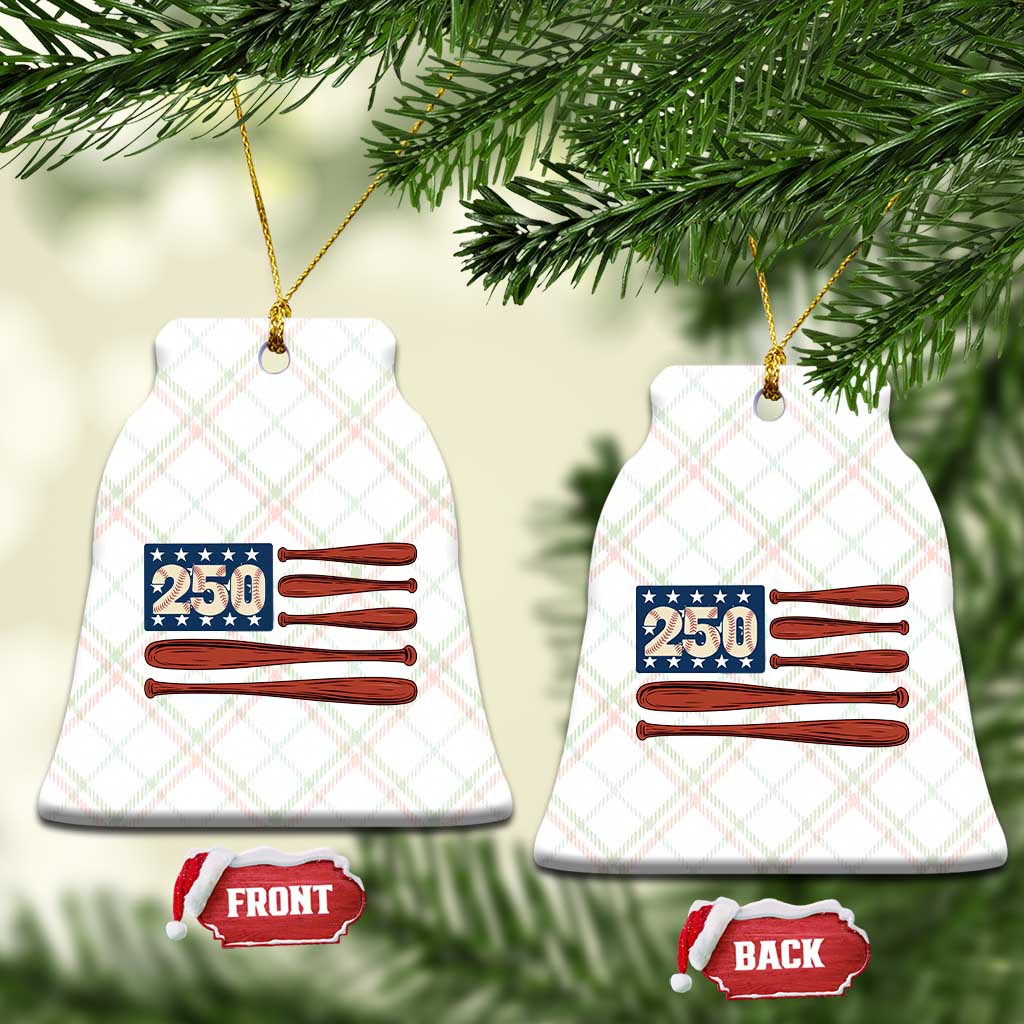 USA Flag Baseball Ceramic Ornament America 250th Anniversary Gift TS12 Print Your Wear