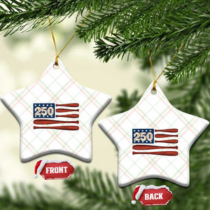 USA Flag Baseball Ceramic Ornament America 250th Anniversary Gift TS12 Print Your Wear