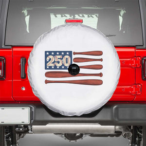 USA Flag Baseball Spare Tire Cover America 250th Anniversary Gift TS12 White Print Your Wear