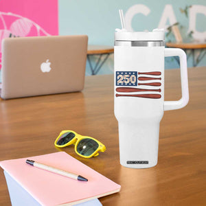 USA Flag Baseball Tumbler With Handle America 250th Anniversary Gift TS12 Print Your Wear
