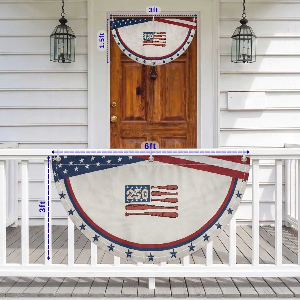 USA Flag Baseball Patriotic Fan Flag USA 250th Anniversary Gift