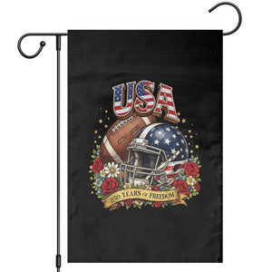 Patriotic Floral Baseball Garden Flag USA 250th Anniversary Gift TS12 Black Print Your Wear