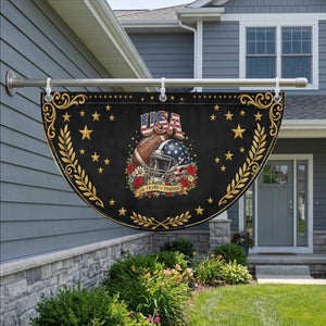 Floral Baseball Graphic Patriotic Fan Flag USA 250th Anniversary Gift