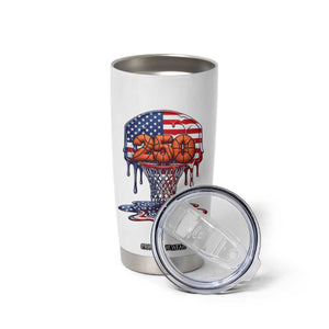 Patriotic Basketball Drip Tumbler Cup USA 250th Anniversary Gift TS12 Print Your Wear