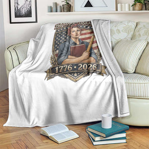 250 Years Of Educating America Throw Blanket Proud Teacher Patriotic Gift TS12 Print Your Wear