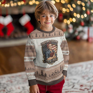 250 Years Of Educating America Ugly Christmas Sweater Proud Teacher Patriotic Gift TS12 Mocha Mousse Print Your Wear