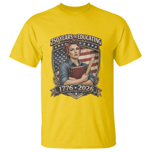 250 Years Of Educating America T Shirt Proud Teacher Patriotic Gift TS12 Daisy Print Your Wear
