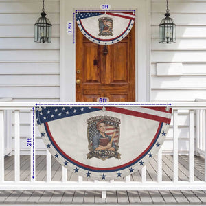 250 Years Of Educating America Patriotic Fan Flag Proud Teacher Gift