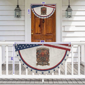 Firefighter 250 Years Of Service USA Anniversary Gift Patriotic Fan Flag