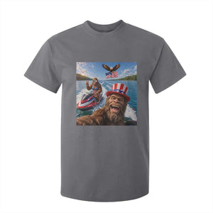 Patriotic Bigfoot Squad Chill Summer Vacation Graphic T Shirt For Kid