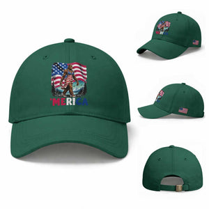 Funny Patriotic Sexy Bigfoot Baseball Cap Merica USA 250th Anniversary