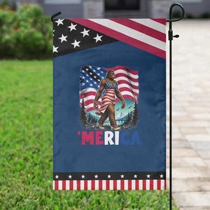 Funny Sexy Bigfoot Patriotic Garden Flag Merica USA 250th Anniversary TS12 Classic Blue Black Print Your Wear