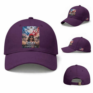 Funny Doll Face Meme 4th Of July Baseball Cap USA Freedom Jet Fighter Graphic