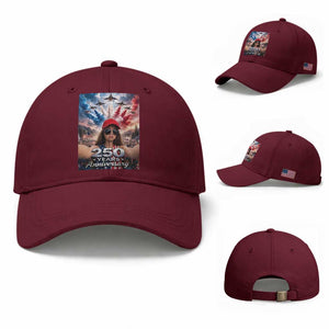 Funny Doll Face Meme 4th Of July Baseball Cap USA Freedom Jet Fighter Graphic
