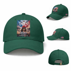 Funny Doll Face Meme 4th Of July Baseball Cap USA Freedom Jet Fighter Graphic