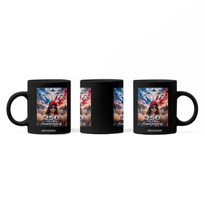 Funny Doll Face Meme 4th Of July Coffee Mug USA Freedom Jet Fighter Graphic