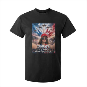 Funny Doll Face Meme 4th Of July T Shirt For Kid USA Freedom Jet Fighter Graphic