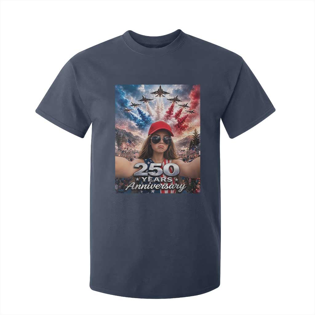 Funny Doll Face Meme 4th Of July T Shirt For Kid USA Freedom Jet Fighter Graphic