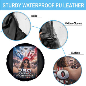 Funny Doll Face Meme 4th Of July Spare Tire Cover USA Freedom Jet Fighter Graphic TS12 Print Your Wear