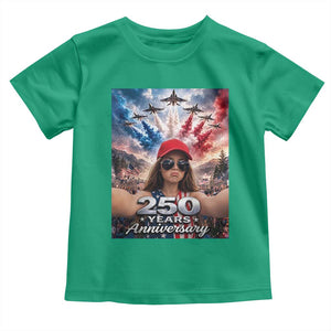 Funny Doll Face Meme 4th Of July Toddler T Shirt USA Freedom Jet Fighter Graphic