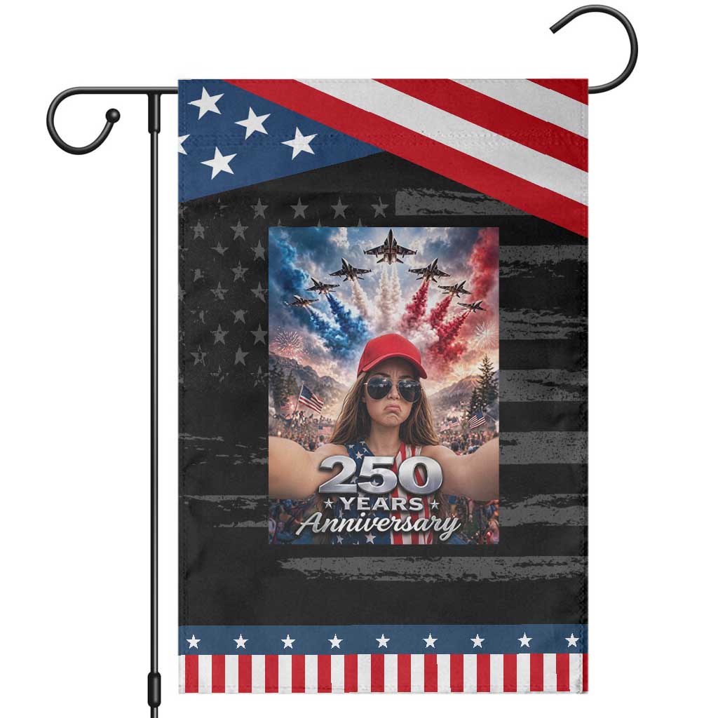Funny Doll Face Meme 4th Of July Patriotic Garden Flag USA Freedom Jet Fighter Graphic TS12 Distressed Black Blue Print Your Wear