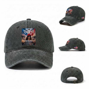 Funny Doll Face Meme 4th Of July Washed Cotton Baseball Cap USA Freedom Jet Fighter Graphic