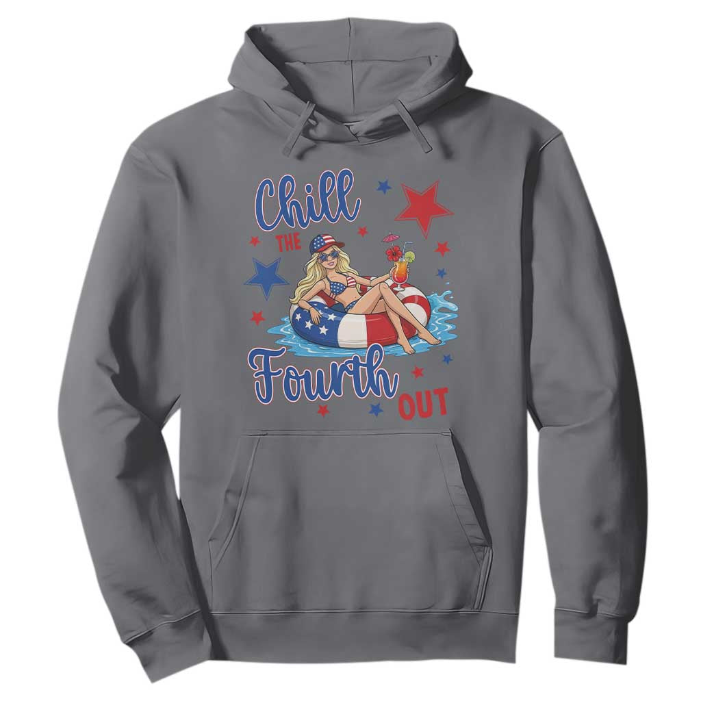 Funny Doll Face Meme 4th Of July Hoodie Chill The Fourth Out TS12 Charcoal Print Your Wear