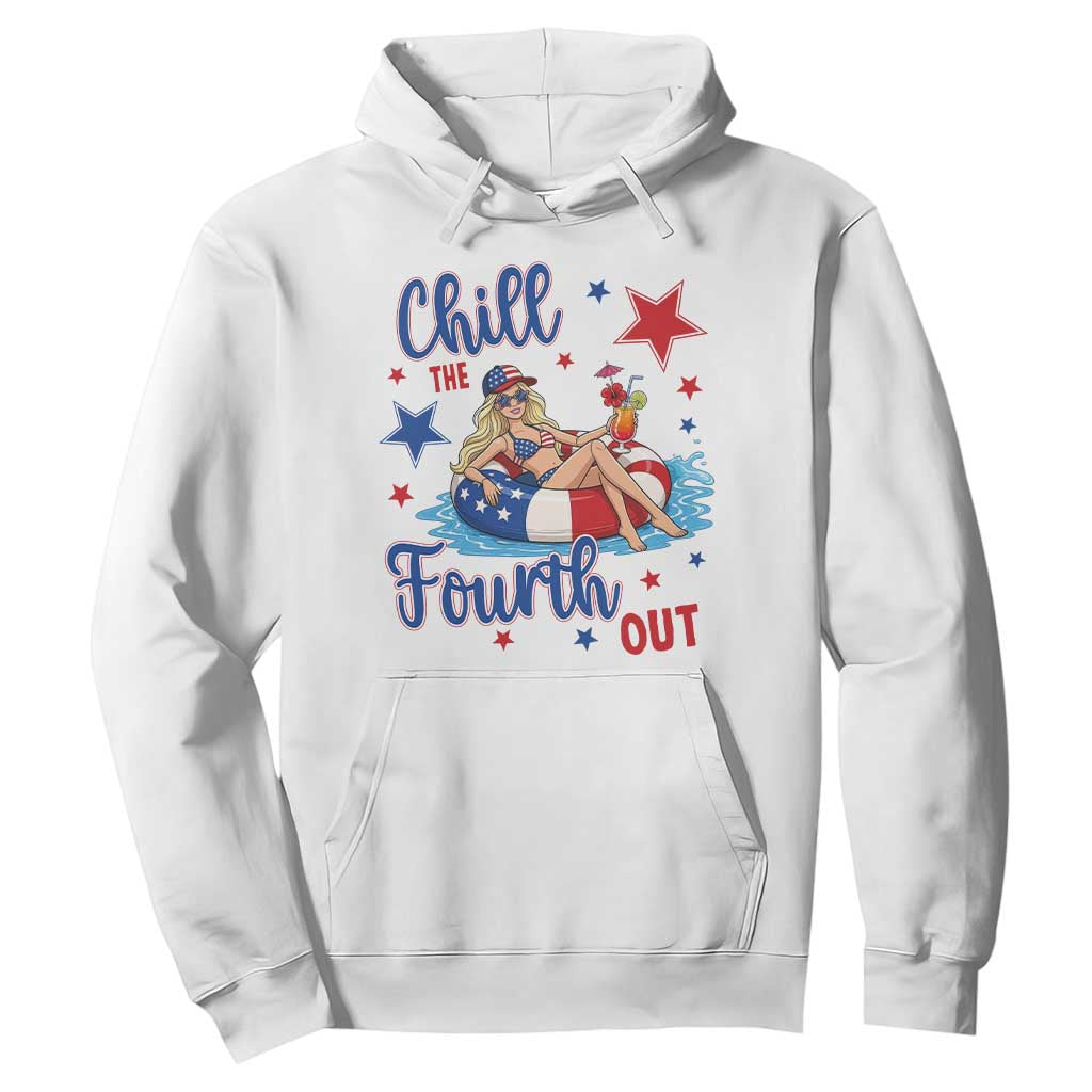 Funny Doll Face Meme 4th Of July Hoodie Chill The Fourth Out TS12 White Print Your Wear