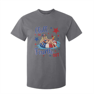 Funny Doll Face Meme 4th Of July T Shirt For Kid Chill The Fourth Out TS12 Charcoal Print Your Wear
