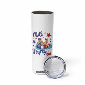 Funny Doll Face Meme 4th Of July Skinny Tumbler Chill The Fourth Out TS12 Print Your Wear