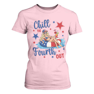 Funny Doll Face Meme 4th Of July T Shirt For Women Chill The Fourth Out TS12 Light Pink Print Your Wear