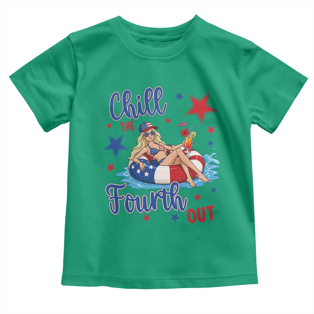 Funny Doll Face Meme 4th Of July Toddler T Shirt Chill The Fourth Out TS12 Irish Green Print Your Wear